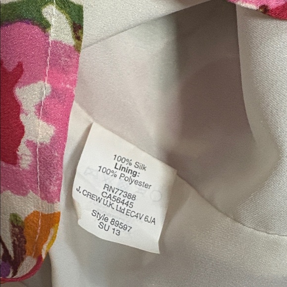 Madewell Floral Dress - White, Purple, Green, Blue - Picture 3 of 4